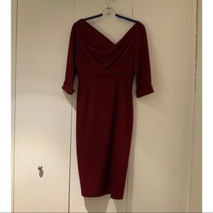 Black Halo - NWOT Burgundy Dress